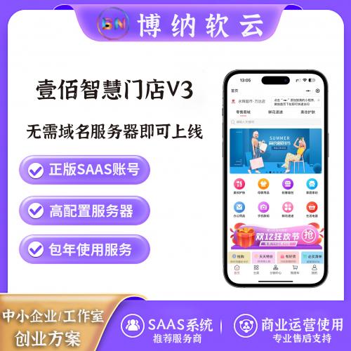 壹佰智慧门店V3 独立版 全端全插件